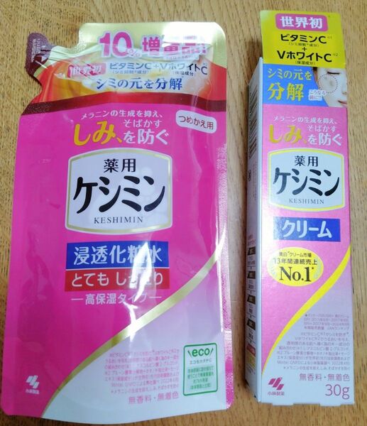 薬用ケシミン 化粧水 クリーム セット