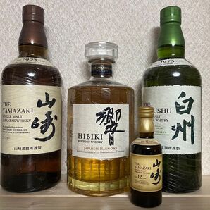 山崎NV・白州NV・響JH・山崎12年(50ml)