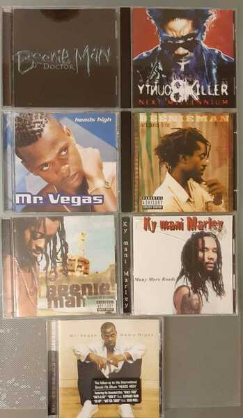 reggae HIPHOP★CD 7枚 セット★Beenie mobb リル vegas bounty red ビーニー TOK マーリー marley Janet シャギー Lil Kim Sean ショーン