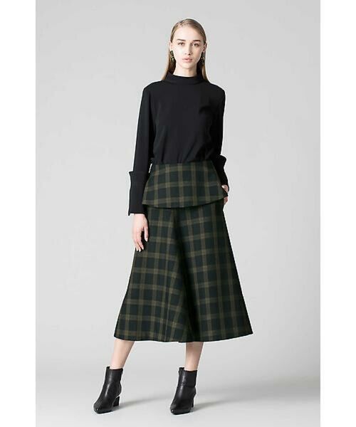 極美品☆雑誌掲載 アドーア ADORE ハイツイストスパンビッグカフブラウス 黒
