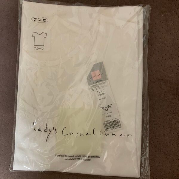 GUNZE Tシャツ ホワイト M 使用