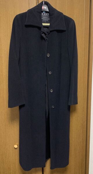 Michael Kors マイケルコース アンゴラ混ロングコート オンワード樫山 中古良品
