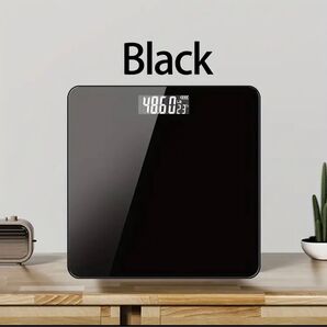 体重計 デジタル ヘルスメーター ブラック