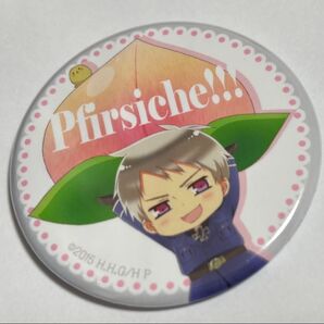 ヘタリア The World Twinkle アニメイト郡山限定缶バッジ 描き下ろしイラスト使用 プロイセン 桃 APH