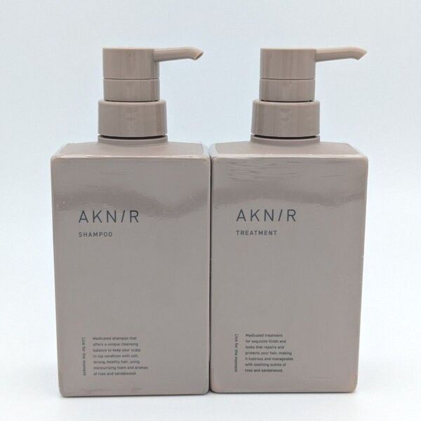 AKN/R アクニー 薬用ヘアシャンプーBR&薬用ヘアトリートメント ベルガモット ローズ サンダルウッド ヘアケア 頭皮ケア
