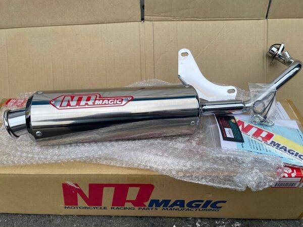 公認NRマジックマフラー 極美品! 4ストジョグSA56Jセンサー付車両