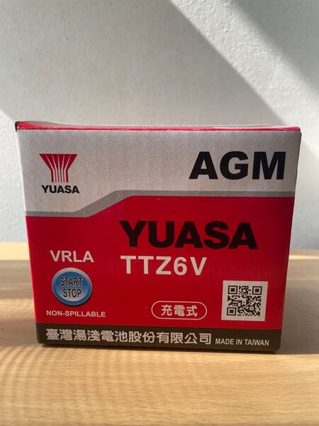 台湾ユアサ TTZ6V シールド型 AGM パイク用バッテリー ☆新品未開封品