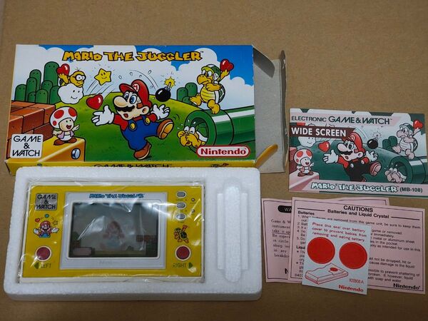 ゲーム&ウォッチ マリオ ザ ジャグラー ワイドスクリーン MB-108