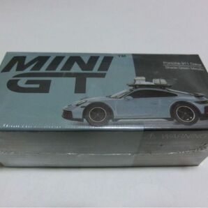 MINI GT 1/64 ポルシェ 911 ダカール シェードグリーンメタリック 左ハンドル MGT00780-L 新品