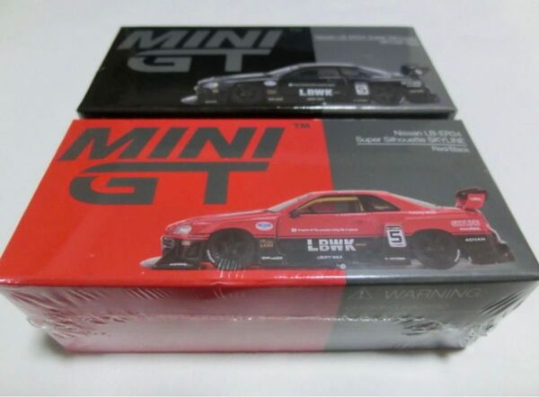MINI GT 1/64 Nissan LB-ER34 Super Silhouette スカイライン 新品 2台セット