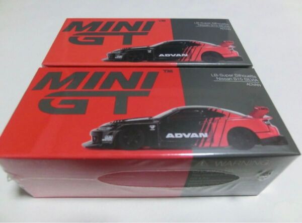 MINI GT 1/64 Nissan シルビア S15 LB-Super Silhouette SILVIA 新品 2台セット