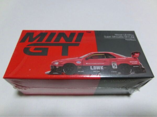 MINI GT 1/64 Nissan LB-ER34 Super Silhouette スカイライン レッド / ブラック 新品