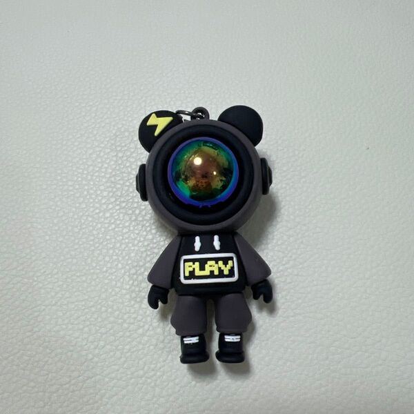 【訳あり】LIGHTNING BEAR 電熊 人気 キーホルダー 宇宙服