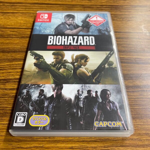 中古 Switch ニンテンドースイッチ ソフト BIOHAZARD TRIPLEPACK バイオハザード トリプルパック