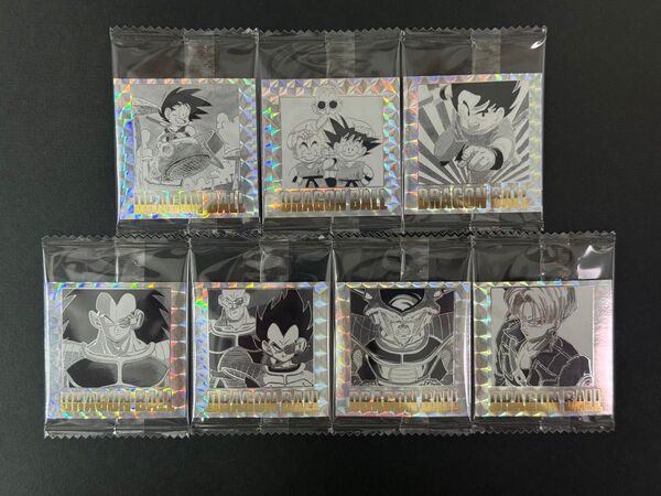 ドラゴンボール40周年記念 オリジナルイラストレーション シールウエハース 7枚