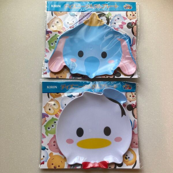 非売品ディズニーツムツムプレート二枚セット