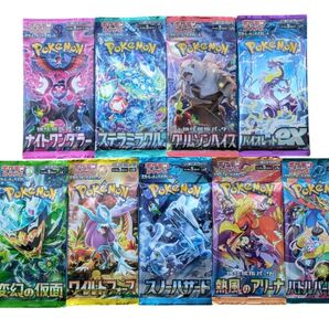 ■ポケモンカード■バラパックいろいろ■熱風のアリーナ/バトルパートナーズ/バイオレットex/ワイルドフォース/ほか■新品未使用■