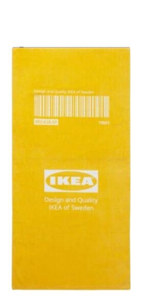 IKEA バスタオル ロゴ入り(EFTERTRDA エフテルトレーダ)