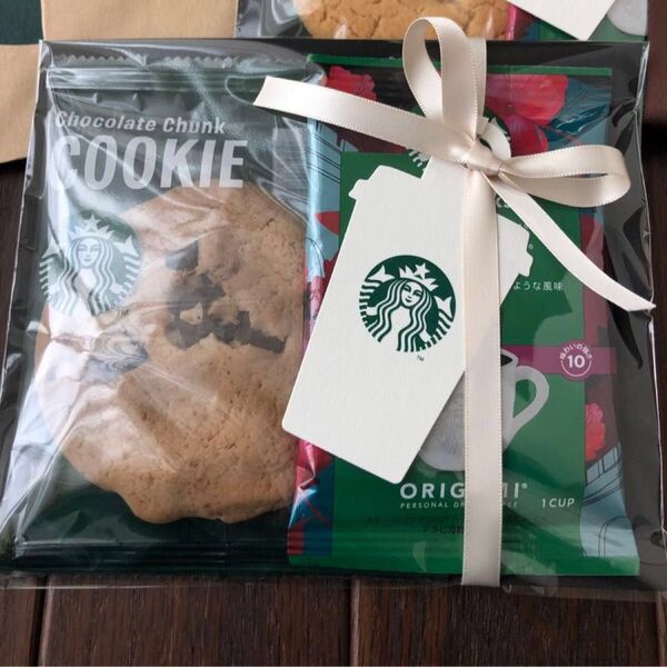スタバ プチギフト 1 お菓子詰め合わせ thank you 感謝 退職異動 誕生日