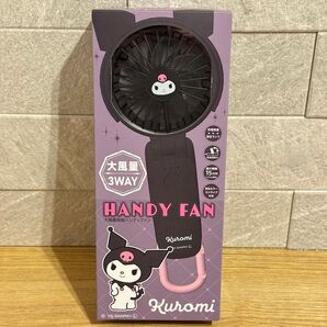 リズム サンリオ コラボ限定 ハンディファン 扇風機 クロミ
