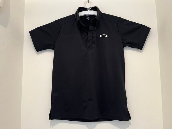 OAKLEY 半袖 ポロシャツ(Sサイズ)ブラック オークリー ゴルフウェア