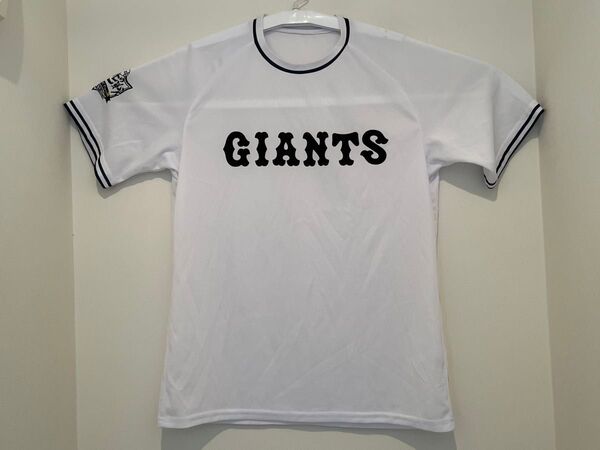 読売ジャイアンツ レプリカ ユニフォーム(フリーサイズ)白色×紺色 巨人 GIANTS 応援 ユニフォーム 半袖 Tシャツ