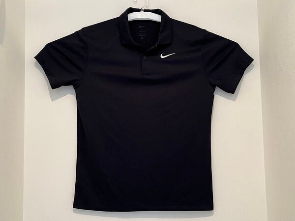 NIKE 半袖 ポロシャツ (Sサイズ)ナイキ ブラック トレーニングウェア