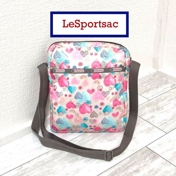 レスポートサック フルハートデザイン レディース ショルダーバッグ LESPORTSAC