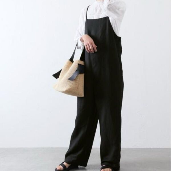 JOURNAL STANDARD テレデランVIS麻サロペット
