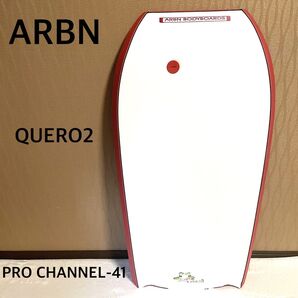 ARBN PRO CHANNEL-41 QUERO2 ボディーボード 赤×白