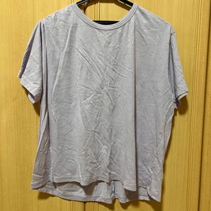 薄紫色Tシャツ ヨガウェア