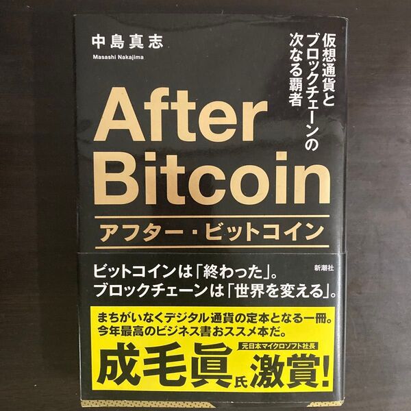アフター・ビットコイン 仮想通貨とブロックチェーンの次なる覇者 中島真志/著