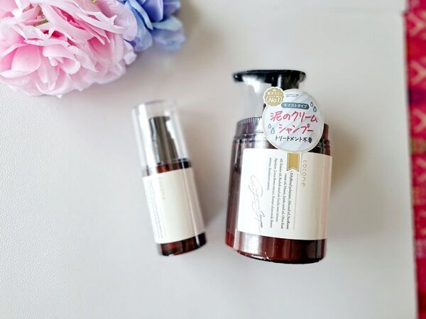 【新品】coconeクレイクリームシャンプー1本+ヘアエッセンスオイル2点セット