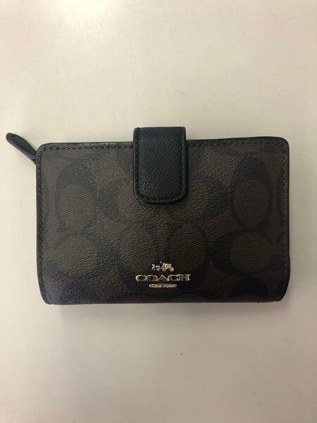 COACH コーチ ブラウン 二つ折り財布