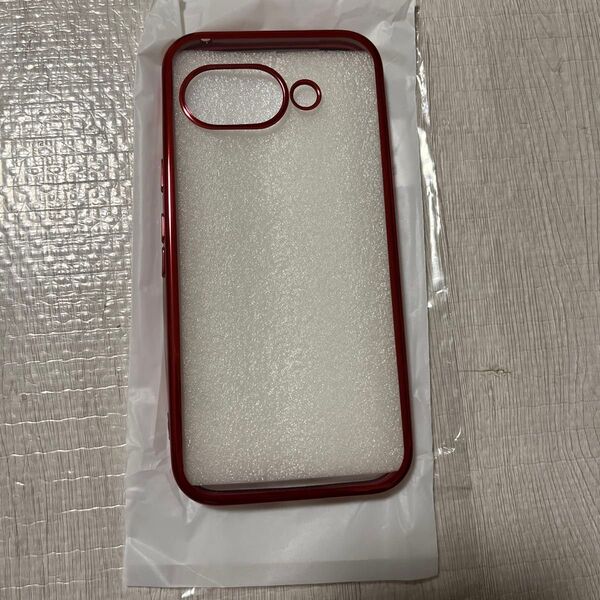 Google pixel 9a ケース カバー ソフトケース tpu レッド