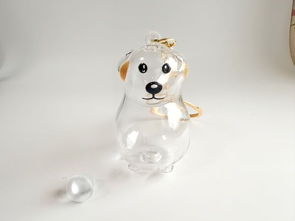 うちの子のけだまだま ゴールデンレトリバー ラブラドールレトリーバー 柴犬 毛玉入れ キーホルダー
