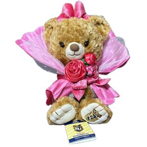 最安値 ユニベアシティ プリン ぬいぐるみ ブーケ 花束 ピンク バラ タグ付