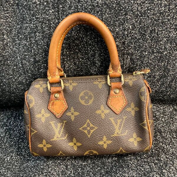 LOUIS VUITTON ルイヴィトン モノグラム ミニスピーディ ハンドバッグ ミニバッグ ブラウン ブランド ファッション
