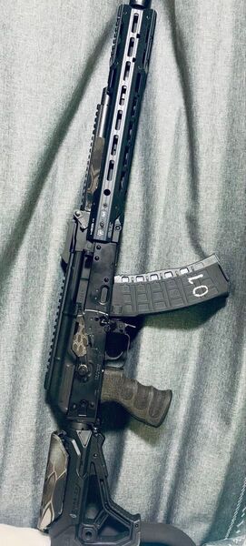 AK74MN AK12マガジン7本付き Strike Industries GRIDLOKハンドガード 東京マルイ次世代電動ガン