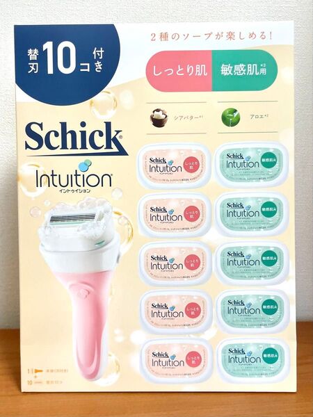 Schick(シック)イントゥイション クラブパック 本体刃+替刃10個