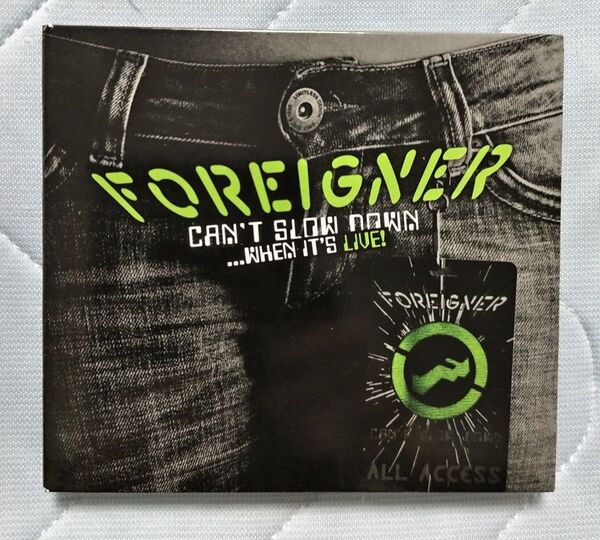 貴重盤2CDアメリカンハード フォリナー ベストライヴ【CAN'T SLOW DOWN WHEN IT'S LIVE!】輸入盤