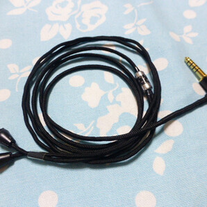 Sony XBA H3 H2 XBA A1 A2 A3 Z5 MMCX ケーブル 4N純銀撚り線 110cm 4.4mm5極 L字コネクタ (カスタム対応可) Shure Campfire Audio