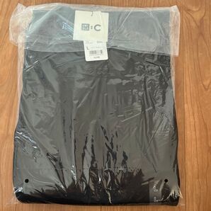 UNIQLO C スウェットワイドパンツ Lサイズ ブラック 丈標準