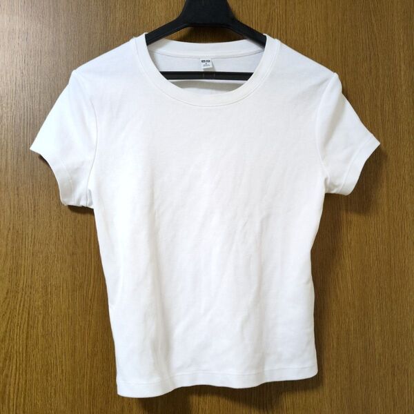 レディース 白Tシャツ 半袖 無地 M ホワイト
