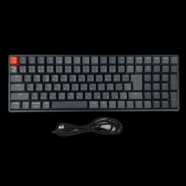 【動作確認済み】Keychron Wireless Mechanical Keyboard V2 RGB K4-C3-JIS 茶軸