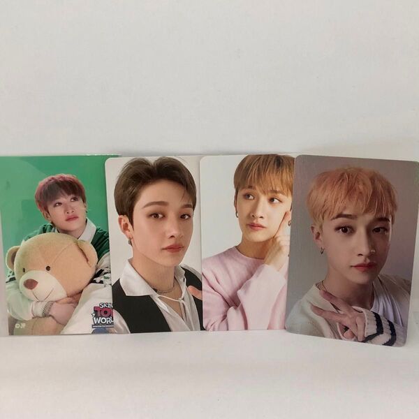☆美品☆ StrayKids BangChan NACIFIC トレカ ステッカー 4枚セット SKZ スキズ バンチャン