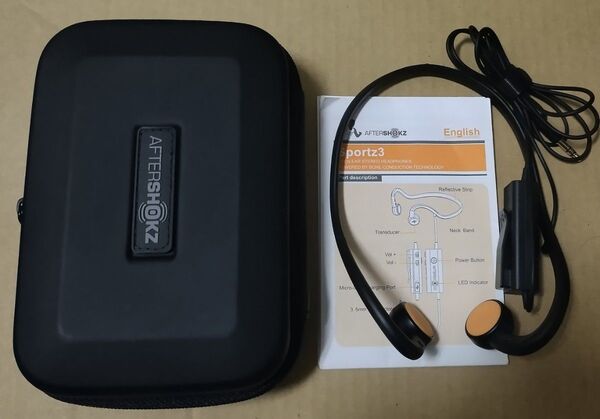 希少 骨伝導 有線イヤホン AFTERSHOKZ AS400