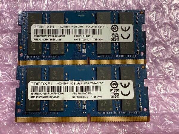 RAMAXEL PC4 2666V 16GB×2(32GB) DDR4 SO-DIMM