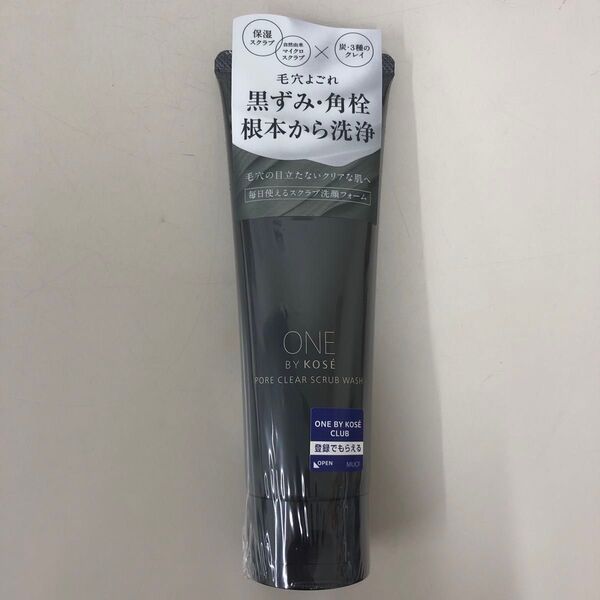 ONE BY KOSE ポアクリアスクラブウォッシュ 130g