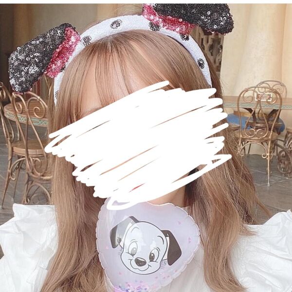 ディズニーランド カチューシャ スパンコール 101匹わんちゃん TDL ディズニーリゾート グッズ